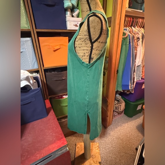 Free People Green Hot Shot tunic tank Backless Dress - Picture 6 of 12